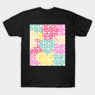 Colorful leaves with dots T-Shirt